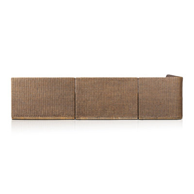 Senna 83" Woven Dining Banquette
