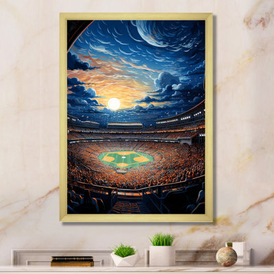 " Stadium In Spotlight At Night II "