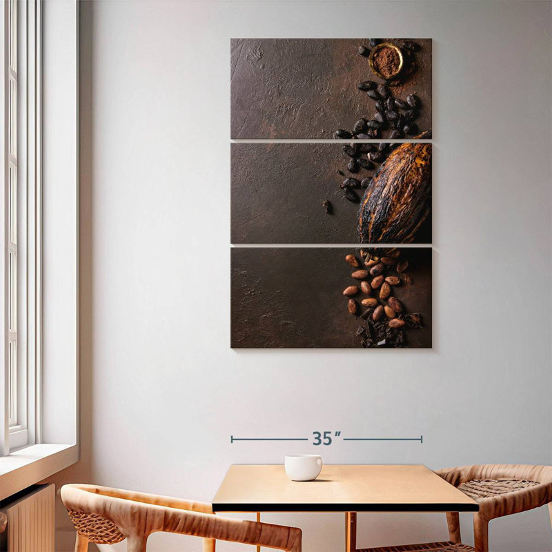Yarlin Cocoa Beans Varieties, 65" H x 42" W