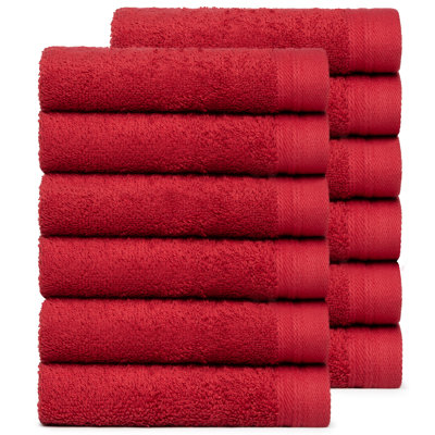 Graciela 12 Piece 100% Cotton Washcloth Set