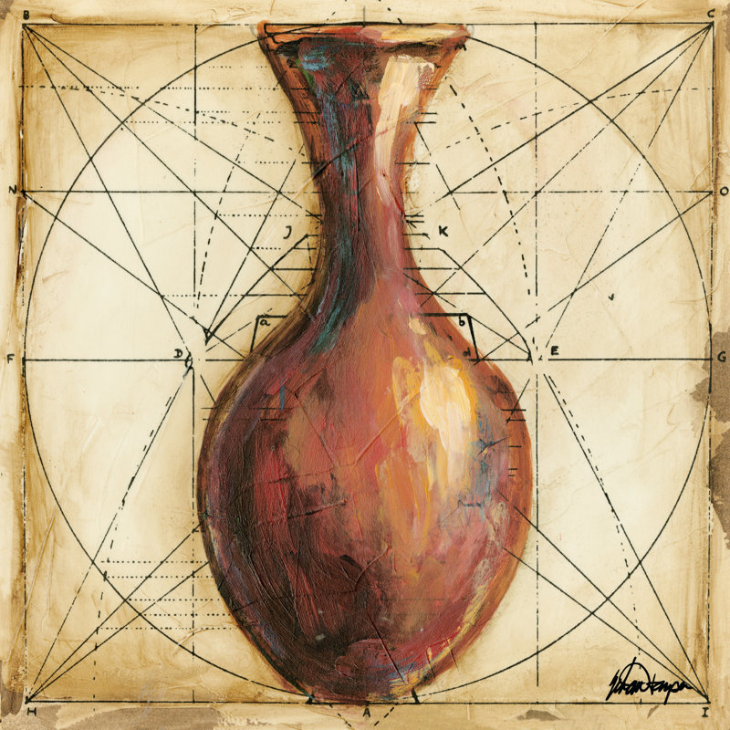 Modern Artifacts I by Ethan Harper - Wrapped Canvas Print, 122cm H x 122cm W