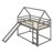 Aabidammar Kids Twin Bunk Bed-2144214782