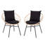 Chaise de patio moderne avec coussins Harleysville-1973885483