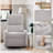 360°Swivel Chair, Rocking Chair with Side Pockets, Deep Cushioned Seat, Rocker Chair with Steel Structure Base,  Swivel Chairs for Living Room, Bedroom-1731277948
