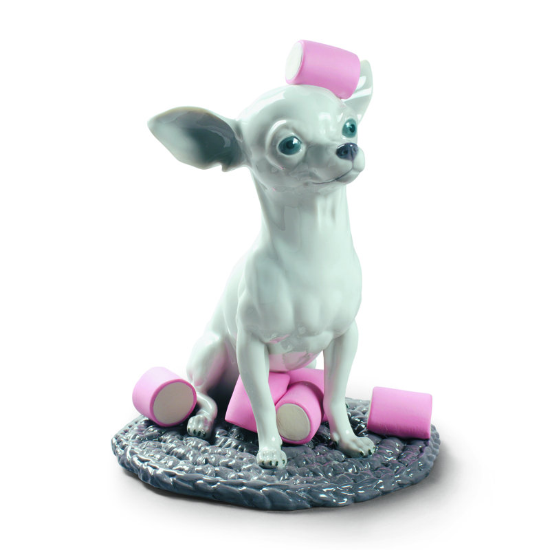Figurine Chihuahua avec guimauves