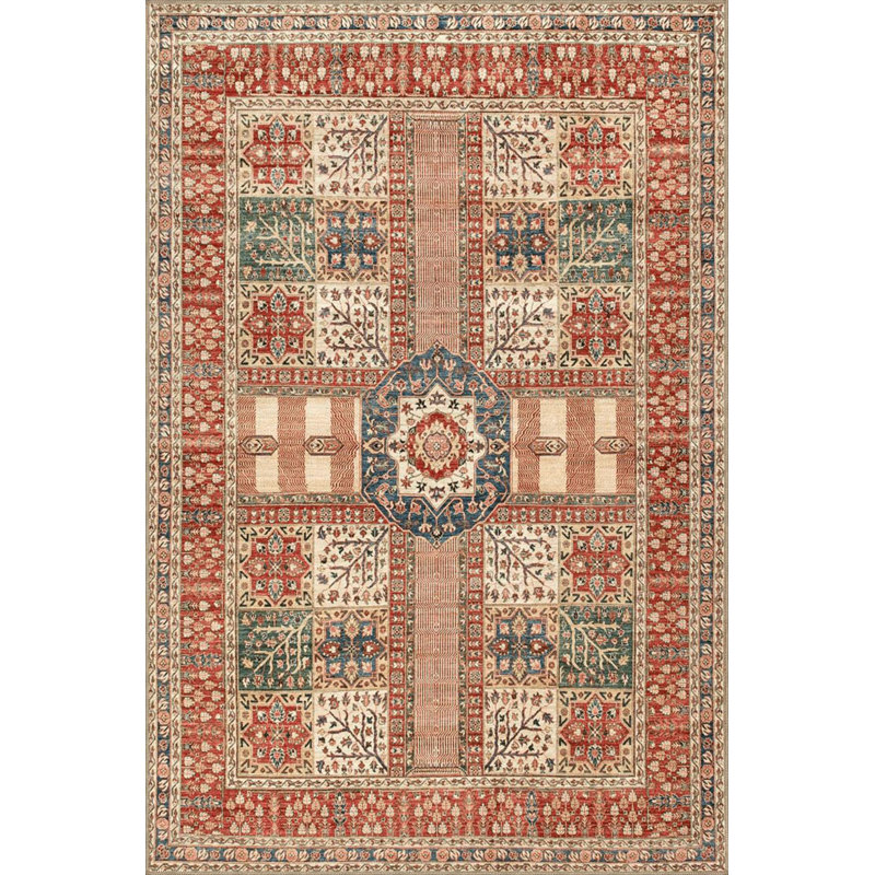 Tapis multicolore multicolore, Rectangle 5 pi 1 po x 7 pi 7 po