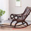 Chaise berçante en bois massif-101688884