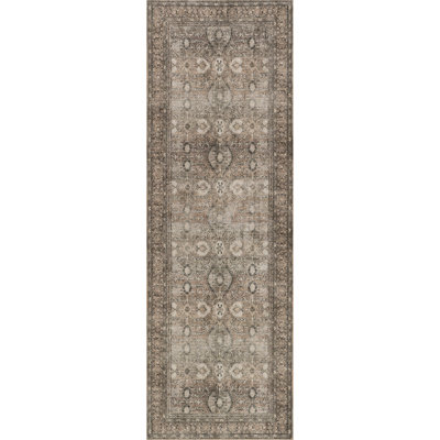 Jeccica Antiqued Jute-Blend Area Rug