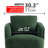 Upholstered Swivel Barrel Chair-557864408