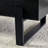 47.24" Rectangle Coffee Table with Marble Pattern Desktop & Metal Legs for Living Room, Dining Room, or Small Space - Black-1149010753