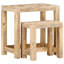 Troutdale 2 - Piece Solid Wood Living Room Table Set