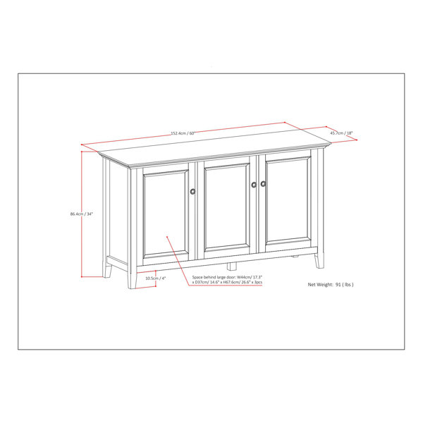 Dimensions du produit