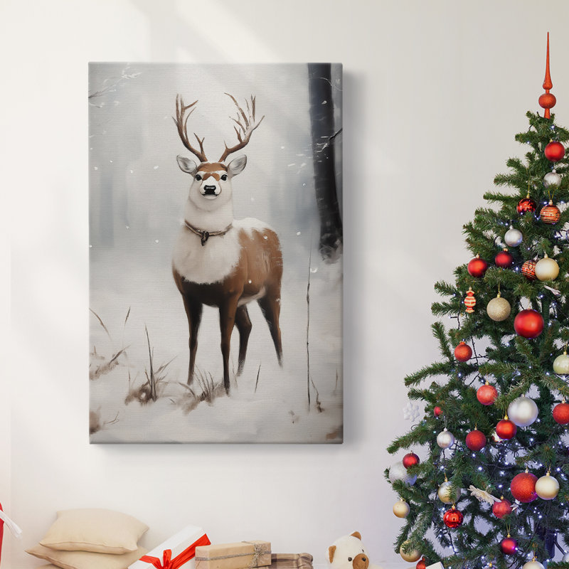 Art des Fêtes de Noël - Toile tendue avec châssis - Série 2-CLXV, H 36 po x l 24 po