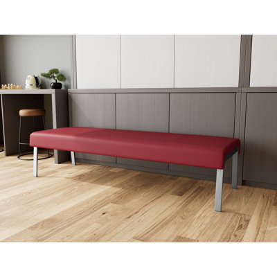 Waterfall Waiting Reception 3 Seat Bench Metal Frame