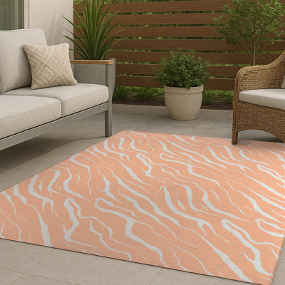Lush Cracks Non-Slip Outdoor Rug