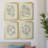 " Soft Shape I " 4 Piece Art Color Photography Painting-1591625482-1591625486