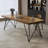 Nut-brown Rectangular Solid Wood writing desk-118342793
