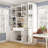 63"W Buffet Hutch Cabinet, Kitchen Hutch Sideboard