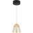 Roma 1-Light LED Glass Pendant Light with Adjustable Height