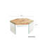 Table basse à 3 pieds