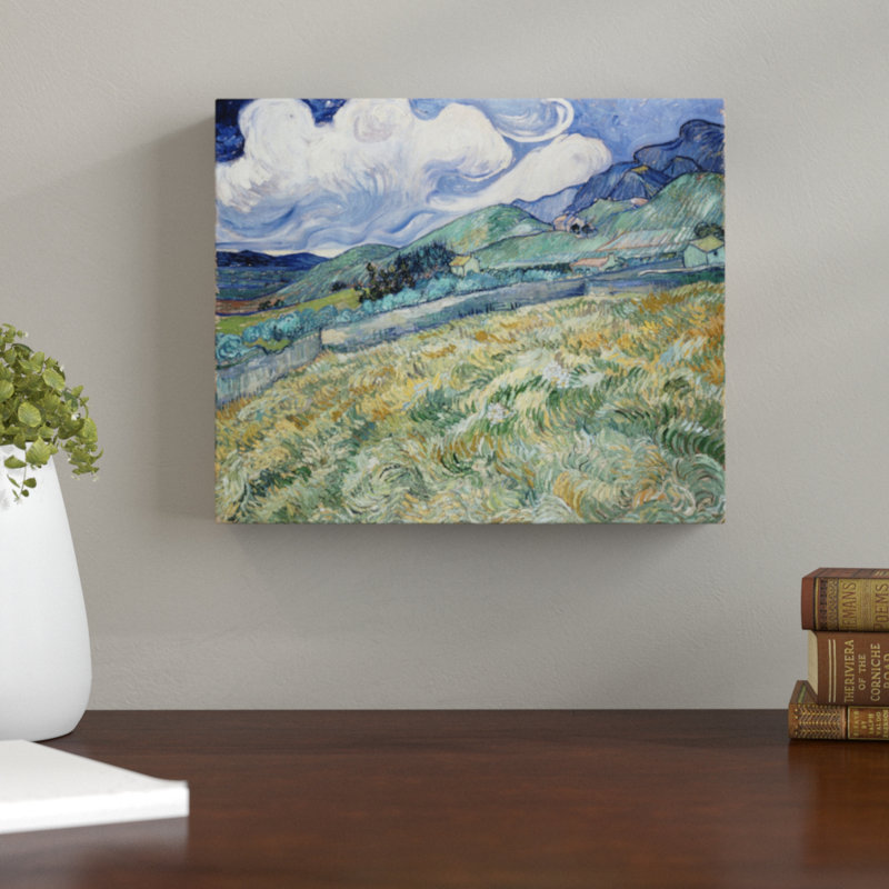 Mountains by Vincent Van Gogh - Wrapped Canvas Print, 51cm H x 61cm W