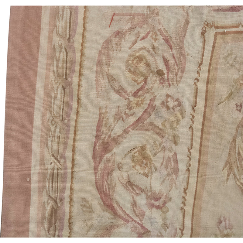 Hand Knotted Wool Area Rug in Multi