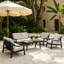Ensemble de patio pour six personnes avec coussins et deux tables Marlo-1541670369-1541670370