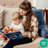 Faux Fur Reading Backrest Pillow-108989346