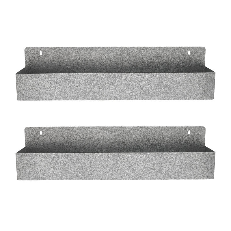 Lakitia 2 Pcs Stainless Steel Shelves Bar Bottle Holder