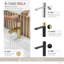 Robinet élégant pour salle de bain à poignée simple 7 1/2 po Solace Riela-105258615