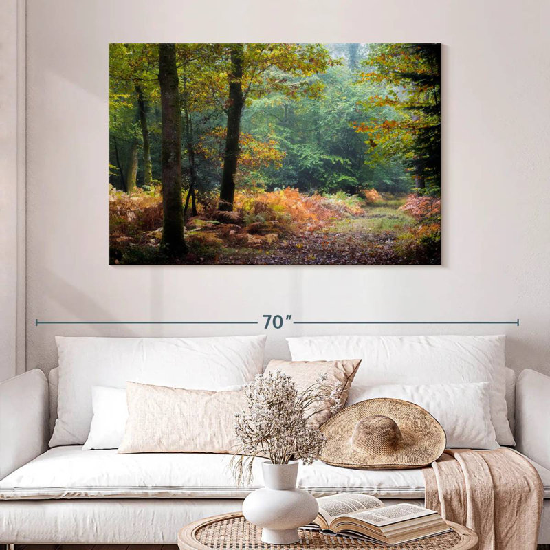 Harnek, feuilles d'automne de la forêt, H 32 po x l 48 po