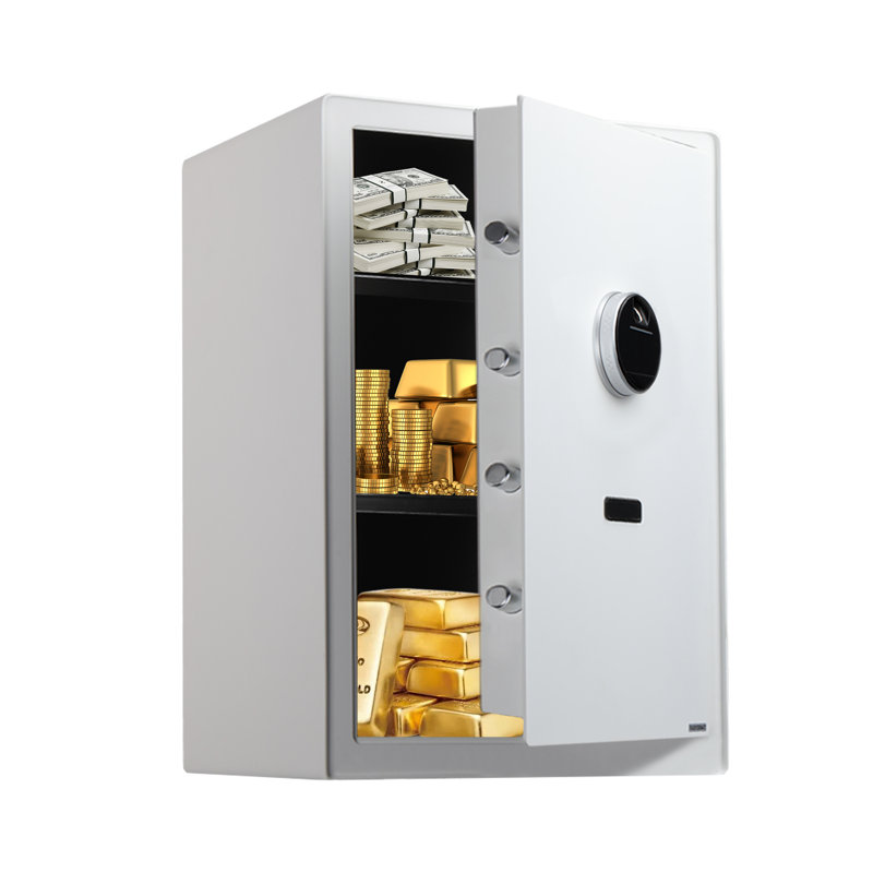 Coffre-fort à empreinte digitale 4,0 pi3, Blanc