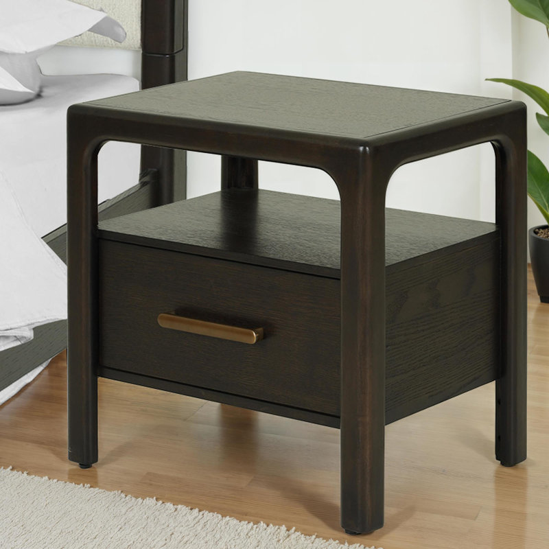 Table de chevet avec rangement Sigmund