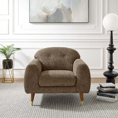 Elishah 96Cm Wide Tufted Armchair