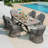 Outdoor 6-person Dining Set With Cushions-1396125519-1396125517