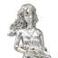 Ensemble de 2 figurines en polystone Brayson