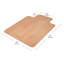 Tapis de chaise de bureau pour lecteur de planchers de bois franc Mind Reader