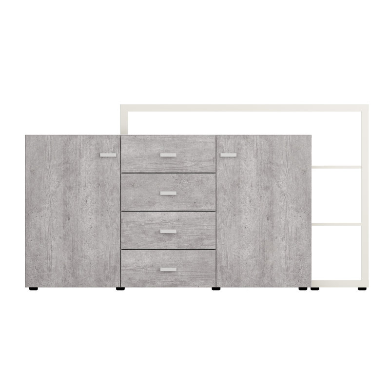 Carnahagh 180cm Sideboard, Grey/White