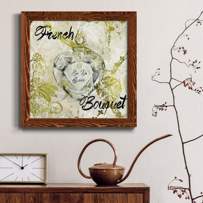 Bouquet français - Peinture sur toile encadrée