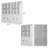 Musarrat 94.4'' Wide 20 - Shelf Storage Cabinet