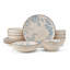 Salma 12-Piece Stoneware Dinnerware Set, Service for 4