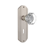 Deco Plate with Decorative Keyhole and Waldorf Door Knob