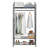 31.1'' Metal Industrial Pipe Clothing Rack