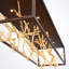 Lustre rectangulaire DEL 8 lumières Aerie