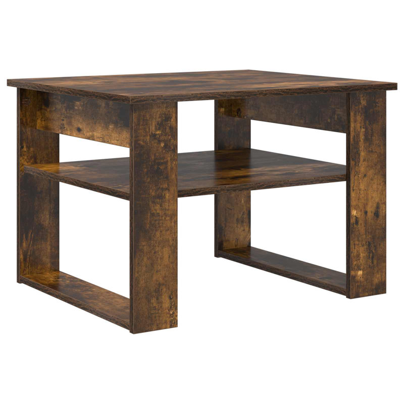 Coffee Table with Storage, 44cm. H x 64cm. L x 54cm. W, Smoked Oak
