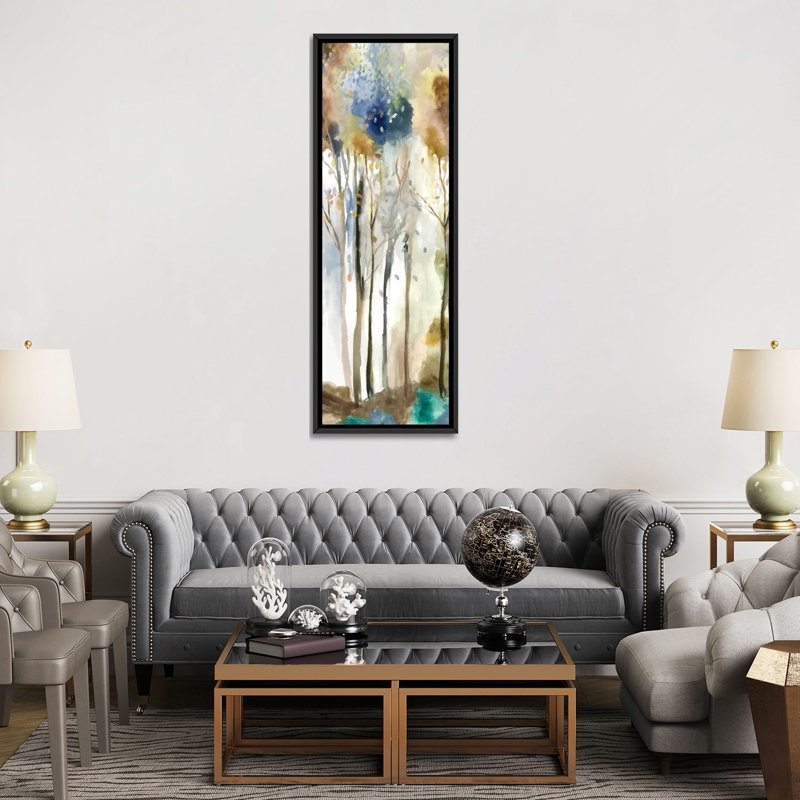 «Tall III» par Allison Pearce, impression sur toile tendue, H 72 po x l 24 po x P 1,5 po, Toile avec cadre noir