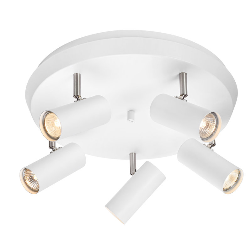 Titan Spotlight, White/Steel