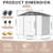 6x8 FT Metal Storage Shed, Heavy-Duty Outdoor Shed with Air Vent & Lockable Door, Rust-Resistant Utility Cabinet for Yard Patio Lawn-125329158-125329157