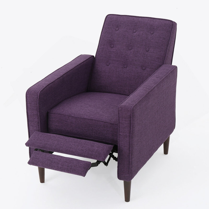 Fauteuil inclinable, Tissu mauve