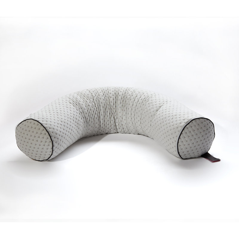 Charcoal Infused Memory Foam Body Pillow with Knitted Polyester Cover